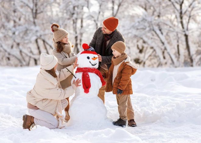 Зимний семейный отдых: лучшие развлечения на снегу для детей и родителей
